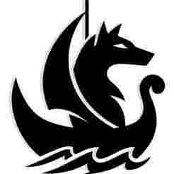 Viking ship with its sail shaped like a wolf's head 3 - 2D/3D Wall Art STL+SVG For CNC Router, Plasma, Waterjet, Laser & 3D Printer