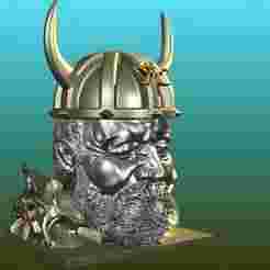 Viking Warrior Bust