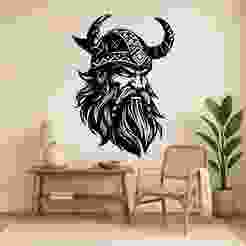 Viking Warrior2 - Wall Art Onecolor