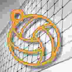 Volleyball Key Chain 🏐