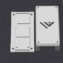 VZbot BL Touch Mount Spacer and Anti-Vibration Brace.