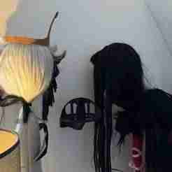 Wall Mounted Wig Holder