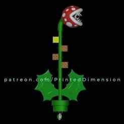 Warp Piranha Keyblade - Mario