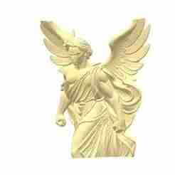 Warrior Angel STL – 3D Printable Figurine | Guardian Angel with Sword & Armor Sculpture