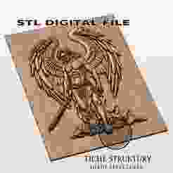 Warrior Angel with Sword – Classical Style – 3D STL Model