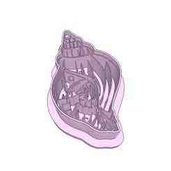 Waves Shell Clay Cutter - 30, 35mm