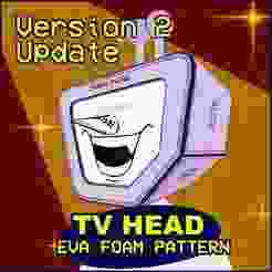 Wearable Ant Tenna (TV Head) EVA Foam Cosplay Pattern (& Head .OBJ) + Assembly  Instructions