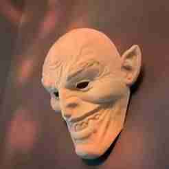 Wearable Gargoyle Mask Fratzen Mask for Halloween