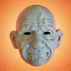 Wearable Halloween Mask OLD MAN