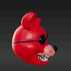 Weathered Horror Fox Head for Halloween Cosplay