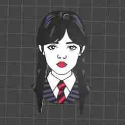 Wednesday Addams Keychain 🖤 - Wednesday Multicolor