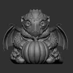 Well fed dragon Halloween