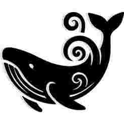 whale diving with water spirals above 2 - 2D/3D Wall Art STL+SVG For CNC Router, Plasma, Waterjet, Laser & 3D Printer
