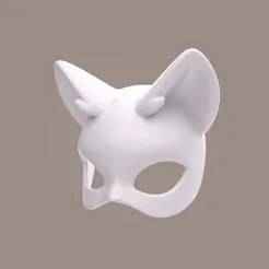 White Cat Mask
