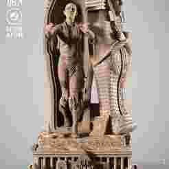 WICKED MOVIES MUMMY SCULPTURE: TESTED AND READY FOR 3D PRINTING