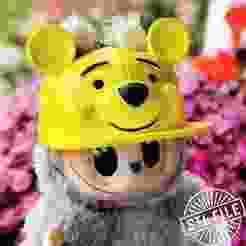 Winnie Pooh cap for Labubu
