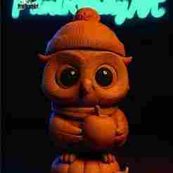 🦉 "Wise Harvest" Chibi Owl (STL)