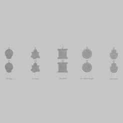 🕷️ Witchy Stuff Mini – STL Pendant Collection 🔮🖤