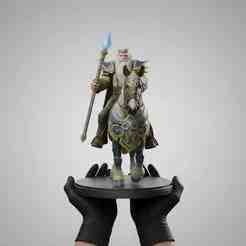 Wizard on Horseback - Fantasy 3D Model for Printing