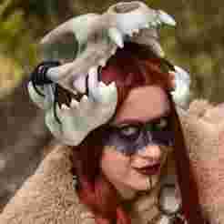 Wolf Skull Cosplay Headpiece