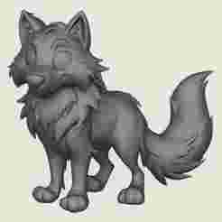 Wolf Toy Print Ready 3D Model