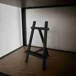Wooden mini easel - table and shelf stand for photos, A4 drawings & creative DIY projects
