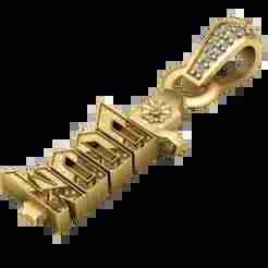 WOOO DESIGM PENDANT   3d printable model