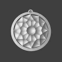 Wrought Flower Pendant