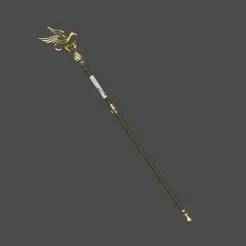 Wuthering Waves Phoebe  Cane for 3D print