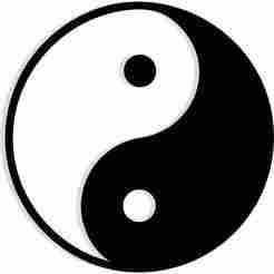 Yin-yang with modern twist - 2D/3D Wall Art STL+SVG For CNC Router, Plasma, Waterjet, Laser & 3D Printer