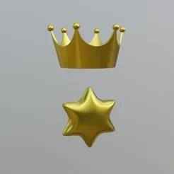 Yuri Kuma Arashi Star and crown for cosplay