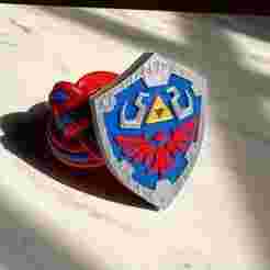Zelda Hylian Shield Scout Woggle