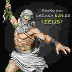 Zeus 3D Printable Statue – Greek Mythology Collectible | Legacy Series