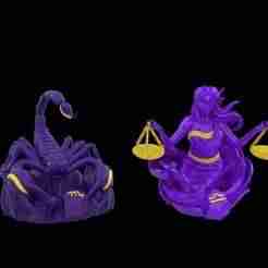 Zodiac Libra & scorpio