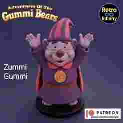 Zummi Gummi - Adventures of the Gummi Bears 3D figure Retro Infinity style (100mm) | vinyl collectible
