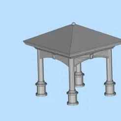 95 Outdoor Viewing Pavilion Garden Sunshine Pavilion Outdoor Landscape Pavilion Miniature Scene Model