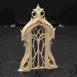 Gothic Arched Frame – Ornamental Architectural 3D Printable Model