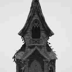 Haunted House - Original 3D Diorama for Halloween & Fantasy