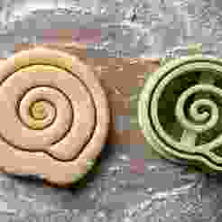 Spiral Cookie Cutter Swirl Dough Pastry Baking Too
