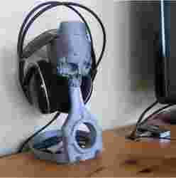 Kafatası Kulaklık Standı