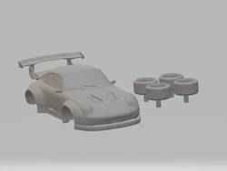 Porsche GT2 rwb - ölçek 1:64