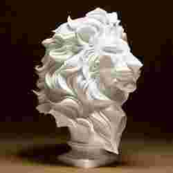 Elegant Lion Sculpture