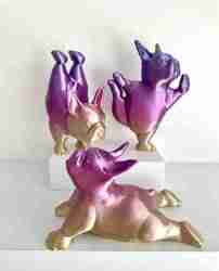 BOSTON TERRIER YOGA POZU 3'LÜ SET