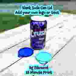 Customizable soda / coffee can lid cover