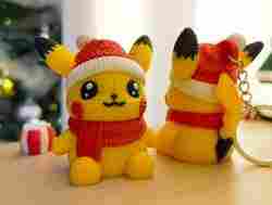Cute Pikachu【Knitted】Keychain Toy