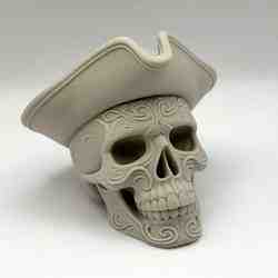 Ornamental Pirate Skull