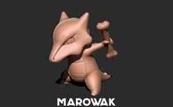 Pokemon - Marowak 3D baskı modeli