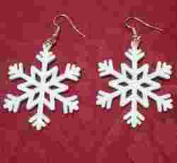 Snowflake earrings / ornament