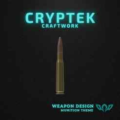 05. .50 BMG (12.7x99mm) - FN Herstal - Giant of the Range: .50 BMG FN Herstal Mini 3D Print File - Military Ammunition - Machine Gun Ammo