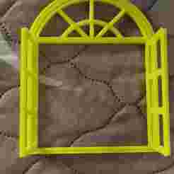 1/12 Hinged Dollhouse window (Model No.15)